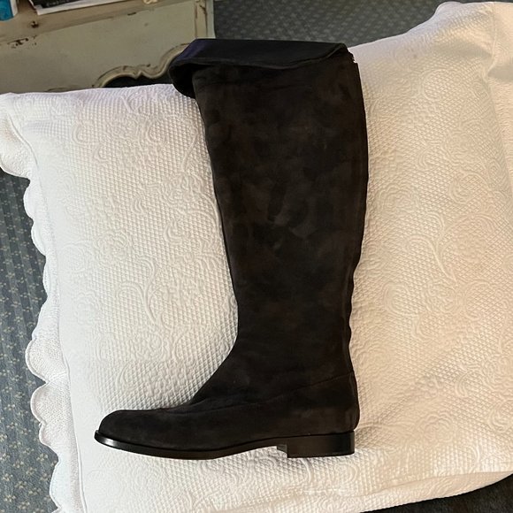 Jill Sander Suede Knee high boots - Picture 8 of 9